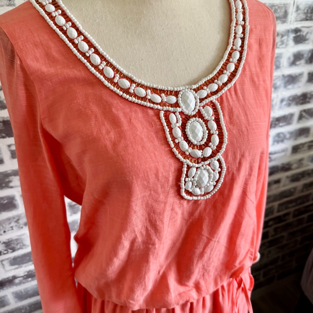 Lilly Pulitzer Delisa Long Sleeve Dress with Scoop Neck - Picture 3 of 7